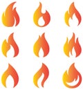 Fire icons