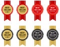 Best seller sticker label set Royalty Free Stock Photo