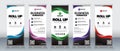 abstract wave business roll up banners Royalty Free Stock Photo