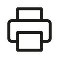 Printer Outline Style Icon