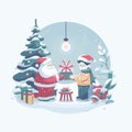 Illustration Vector share Special Moments - Happy Christmas Vector