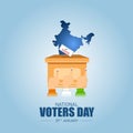 National Voters\' Day is observed in India on January 25th