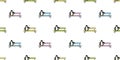 penguin seamless pattern sitting bench chair seat cartoon bird doodle