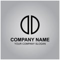 Alphabetical logo design and typography vector for business and company identity. Logo ideas for companies