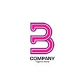 Professional and Modern Letter B Logo Design for Company Business