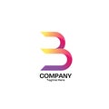 Professional and Modern Letter B Logo Design for Company Business