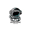 Astronaut Logo Design, Mascot Logo Design Template for Sports Teams