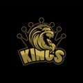 Kings Logo Design, Mascot Logo Design Template for Sports Teams