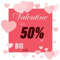 Valentine Discount Promotion Template Sales Ideas Suitable for Social Media Post