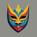 Carnival. Carnival mask. Design for poster. 2024. February 8.