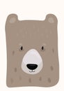 posters kids children room vector illustrarion png bear