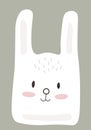 posters kids children room vector illustrarion png bunny