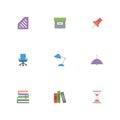 Complete Icon Set Design Template, Business Icon, Company Icon, Technology Icon, Application Icon, Daily Activity Icon