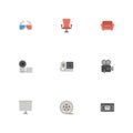 Complete Icon Set Design Template, Business Icon, Company Icon, Technology Icon, Application Icon, Daily Activity Icon