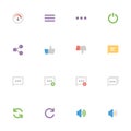 Complete Icon Set Design Template, Business Icon, Company Icon, Technology Icon, Application Icon, Daily Activity Icon