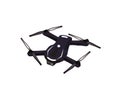 Black drone, view from top Royalty Free Stock Photo