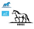 ELEGANT WALKING HORSE LOGO