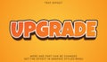 Upgrade text effect template in 3d design