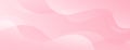 Abstract colorful pink curve background, pink beauty dynamic banner with wave shapes Royalty Free Stock Photo