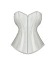 White woman corset