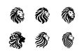 lion head vector icon Royalty Free Stock Photo