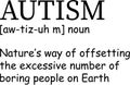 Autism definition, autism puzzle, autism awareness, proud autism, autism day, vector illustration file