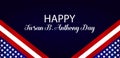 Happy Susan B. Anthony Day Stylish Text with gradient background Design