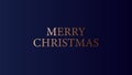 Merry Christmas colorful text and grdient background design