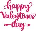 Happy valentines day, valentines day, heart, love, be mine, holiday, vector illustration file Royalty Free Stock Photo