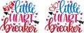 Little heartbreaker, xoxo yall, valentines day, heart, love, be mine, holiday, vector illustration file