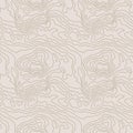 Seamless wooden pattern. Wood grain texture. Abstract white background with golden stripes. Vector Royalty Free Stock Photo