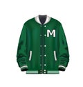 Green baseball jacket