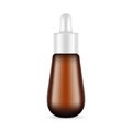 Amber Dropper Bottle Mockup, Serum, Oil, Essential Care Liquid Royalty Free Stock Photo