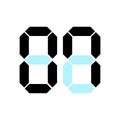 number digit display design Element. Can be used for Web and App. Symbol design icon graphic element resources. Royalty Free Stock Photo