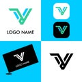 Template vector logo for clothing brand or company Royalty Free Stock Photo