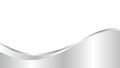 Abstract silver metallic background, vector simple background for templates, banners, cards Royalty Free Stock Photo