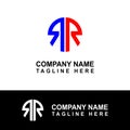 Nice logo design template with circle concept Royalty Free Stock Photo