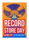 Record Store Day Poster and flyer template