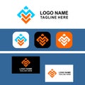 Creative abstract logo for the business you are managing Royalty Free Stock Photo