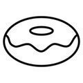 Donut icon Royalty Free Stock Photo