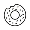 Donut icon Royalty Free Stock Photo