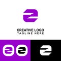 Simple wordmark for small business. letter Z Royalty Free Stock Photo