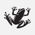 The Ultimate Frog Jumping Silhouette Collection: Captivating Nature's Leap Royalty Free Stock Photo
