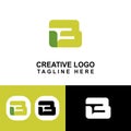 Amazing B logo graphic for brand sign. Royalty Free Stock Photo