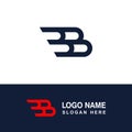 Creative BB letter logo for automotive business. etc. Royalty Free Stock Photo
