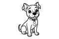 Cartoon Dog Vector Illustration EPS Royalty Free Stock Photo