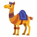 Print Handsome Camel Clipart Vector Illustration of a Beautifully Designed Camel in a Clean and Detailed Style Royalty Free Stock Photo