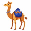 Print Handsome Camel Clipart Vector Illustration of a Beautifully Designed Camel in a Clean and Detailed Style Royalty Free Stock Photo