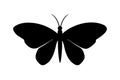 Set of Butterfly Silhouette Vector Designs illustration. Royalty Free Stock Photo