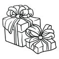 Gift vector. Royalty Free Stock Photo